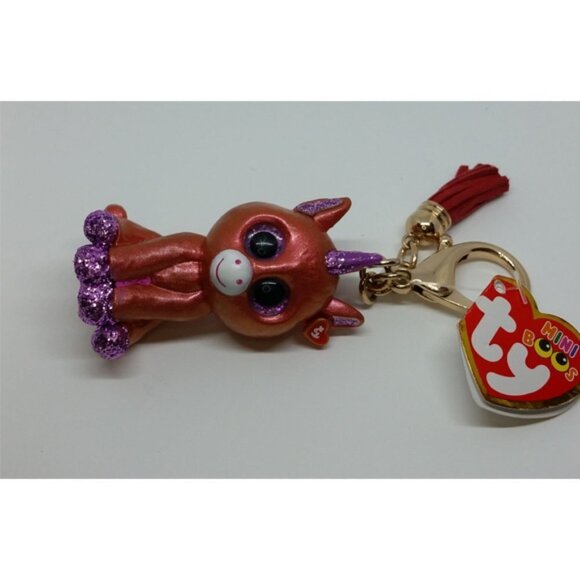 Ty Beanie Boos - Mini Boo Collectible Clips SUNSET the Unicorn - Picture 3 of 3